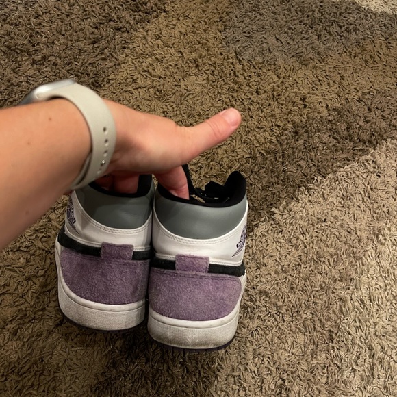 Nike Air Jordan 1 Mid "SE Purple" Men's Size 10 - Picture 6 of 7